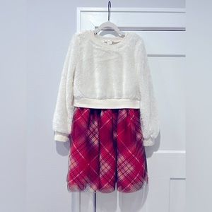 Knitworks girls Christmas dress, size 7